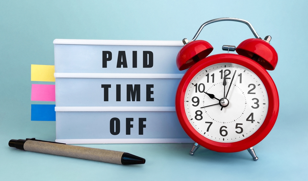 text,paid,time,off,written,on,the,lightbox,with,alarm